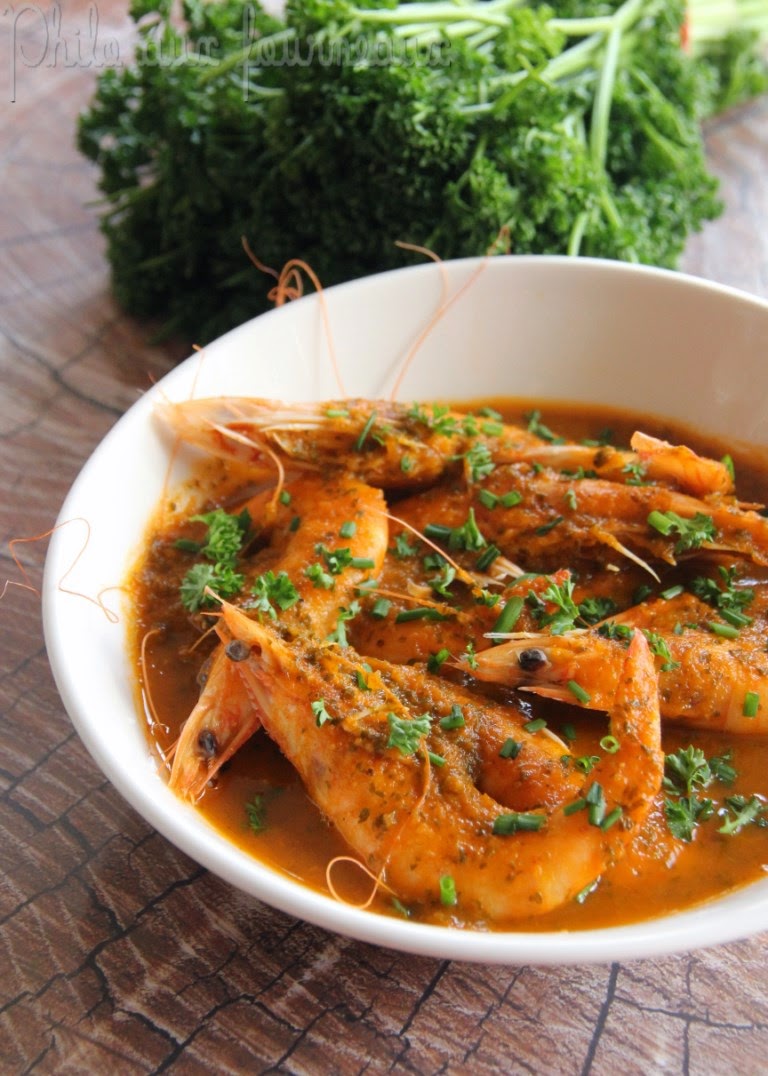 Philo aux fourneaux Gambas à l'américaine